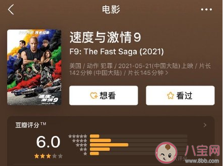 《速度与激情9》好看吗豆瓣评分多少 评价影评汇总